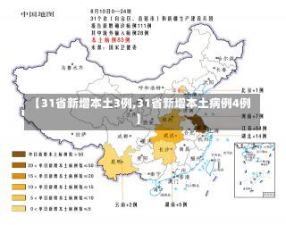 【31省新增本土3例,31省新增本土病例4例】