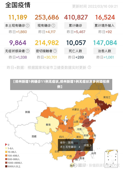 【郑州新增1例确诊11例无症状,郑州新增1例无症状及多例疑似病例】