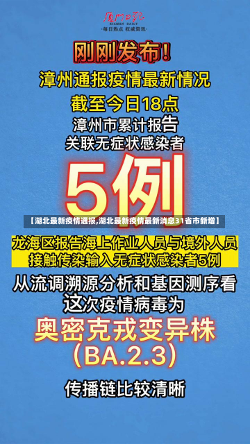 【湖北最新疫情通报,湖北最新疫情最新消息31省市新增】