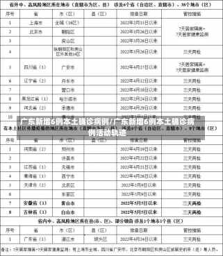 广东新增6例本土确诊病例/广东新增6例本土确诊病例活动轨迹