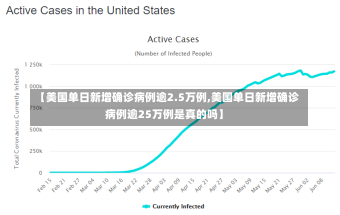 【美国单日新增确诊病例逾2.5万例,美国单日新增确诊病例逾25万例是真的吗】