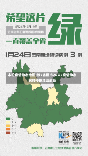 本轮疫情动态地图:涉7省区市26人/疫情动态实时播报地图最新