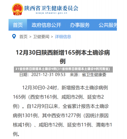 31省份昨日新增本土确诊9例(31省份昨日新增本土确诊9例河南省)