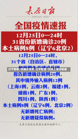 辽宁新增1例确诊病例/辽宁新增1例本土确诊轨迹