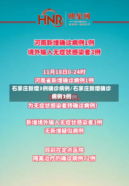 石家庄新增3例确诊病例/石家庄新增确诊病例1例