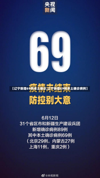 【辽宁新增69例本土确诊,辽宁新增69例本土确诊病例】