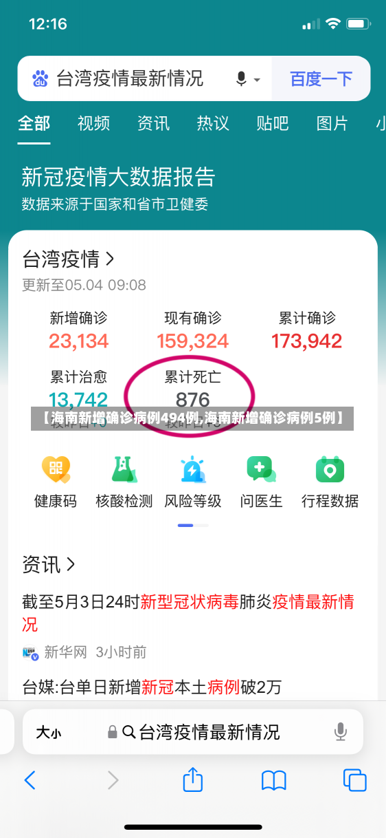 【海南新增确诊病例494例,海南新增确诊病例5例】