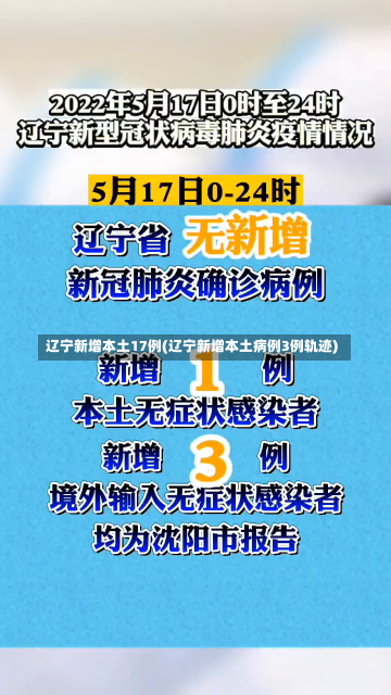 辽宁新增本土17例(辽宁新增本土病例3例轨迹)