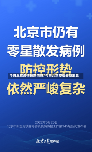 今日北京疫情最新消息/今日北京疫情最新消息