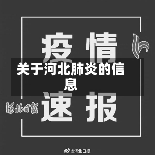 关于河北肺炎的信息