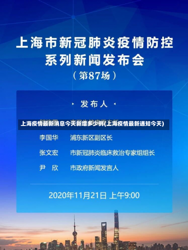 上海疫情最新消息今天新增多少例(上海疫情最新通知今天)