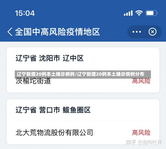 辽宁新增20例本土确诊病例/辽宁新增20例本土确诊病例分布