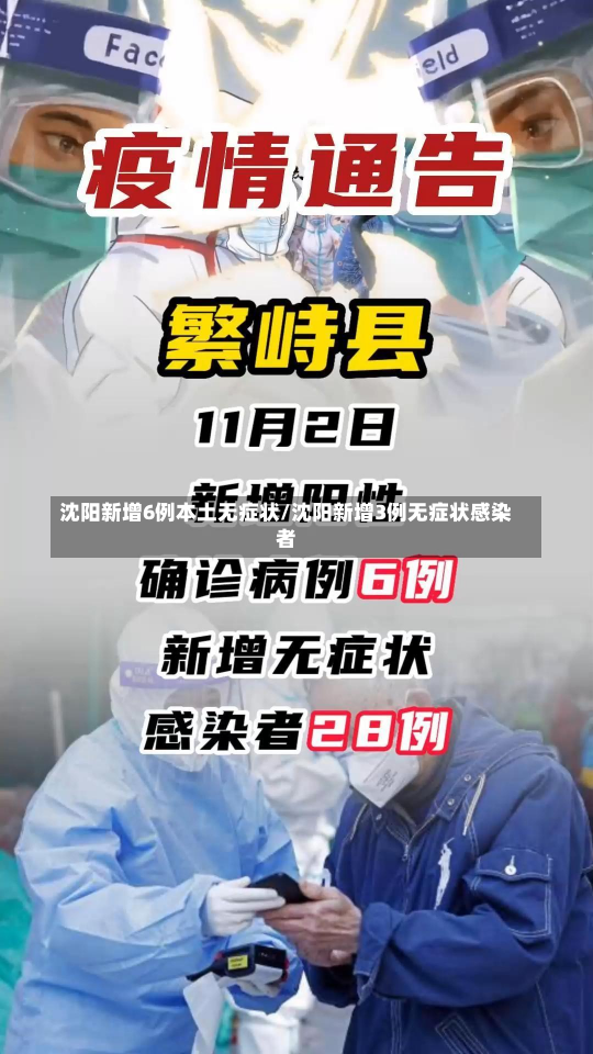 沈阳新增6例本土无症状/沈阳新增3例无症状感染者