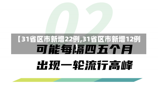 【31省区市新增22例,31省区市新增12例】