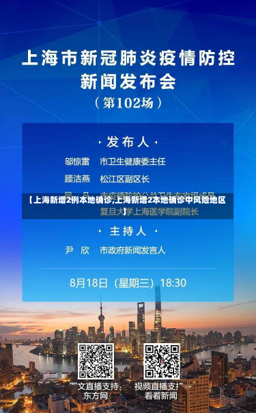 【上海新增2例本地确诊,上海新增2本地确诊中风险地区】