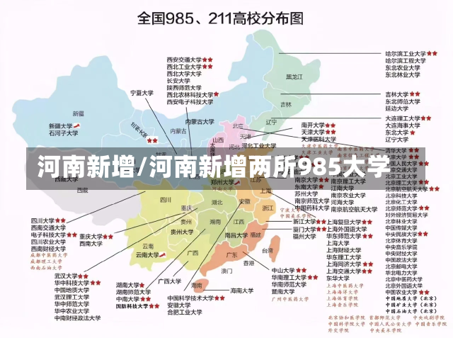 河南新增/河南新增两所985大学