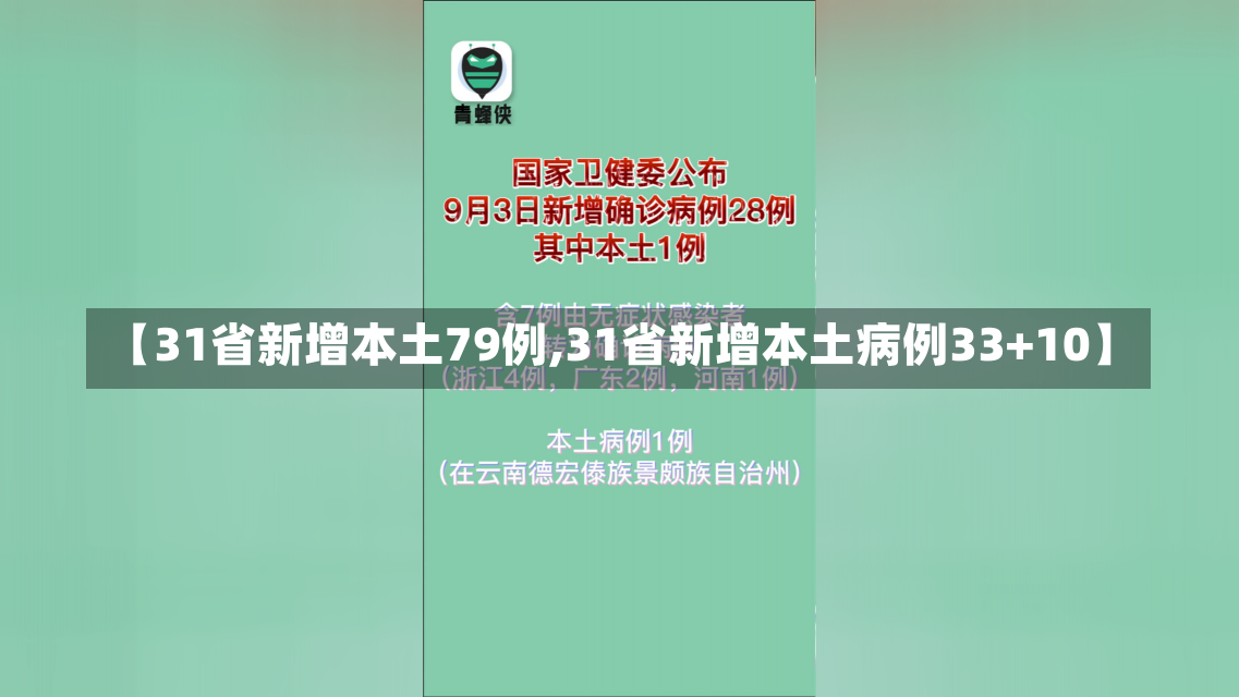 【31省新增本土79例,31省新增本土病例33+10】