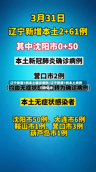 辽宁新增1例本土确诊病例/辽宁新增1例本土病例行动轨迹