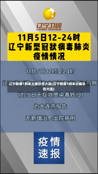 辽宁新增1例本土确诊在大连(辽宁新增1例本土确诊 在大连)