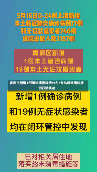 青岛市新增1例确诊病例详情公布/青岛新增确诊病例行动轨迹