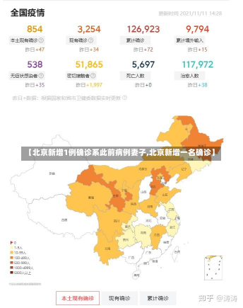 【北京新增1例确诊系此前病例妻子,北京新增一名确诊】