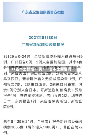 31省本土新增23例/31省本土新增潸