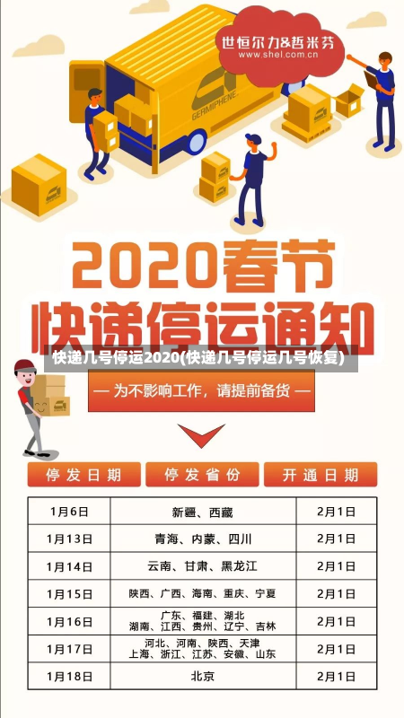 快递几号停运2020(快递几号停运几号恢复)