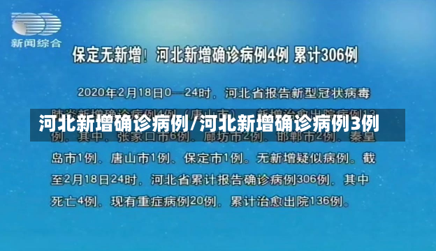 河北新增确诊病例/河北新增确诊病例3例