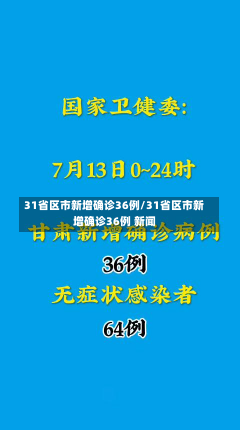 31省区市新增确诊36例/31省区市新增确诊36例 新闻