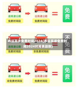 春运高速免费时间2024(春运高速免费时间2024时间表最新)