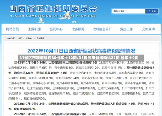 31省区市新增确诊30例本土12例/31省区市新增确诊21例 含本土9例