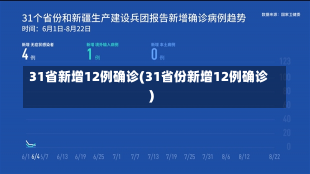 31省新增12例确诊(31省份新增12例确诊)