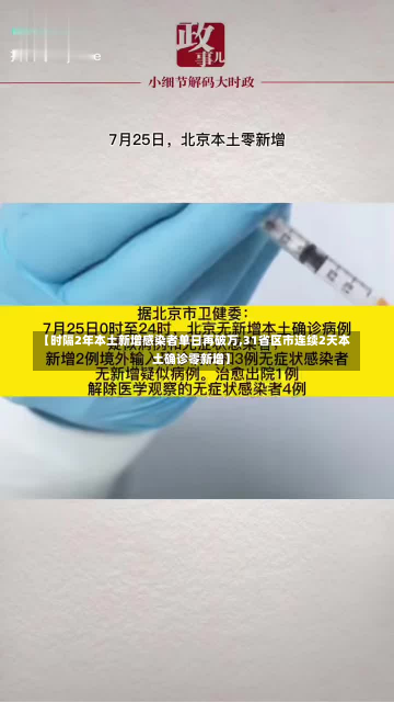 【时隔2年本土新增感染者单日再破万,31省区市连续2天本土确诊零新增】