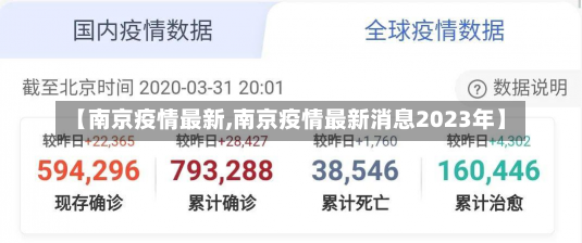 【南京疫情最新,南京疫情最新消息2023年】