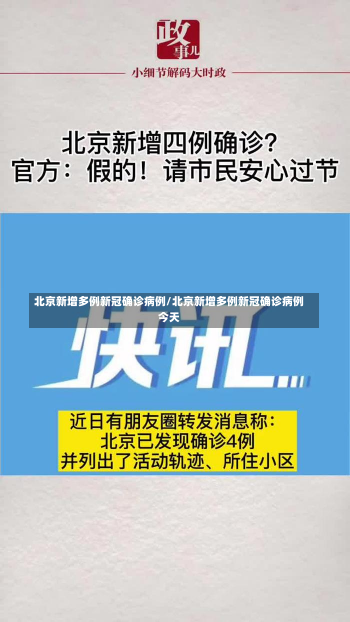 北京新增多例新冠确诊病例/北京新增多例新冠确诊病例今天