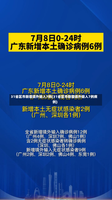 31省区市新增境外输入7例(31省区市新增境外输入7例病例)