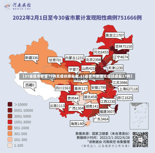 【31省区市新增78例无症状感染者,31省区市新增无症状感染37例】