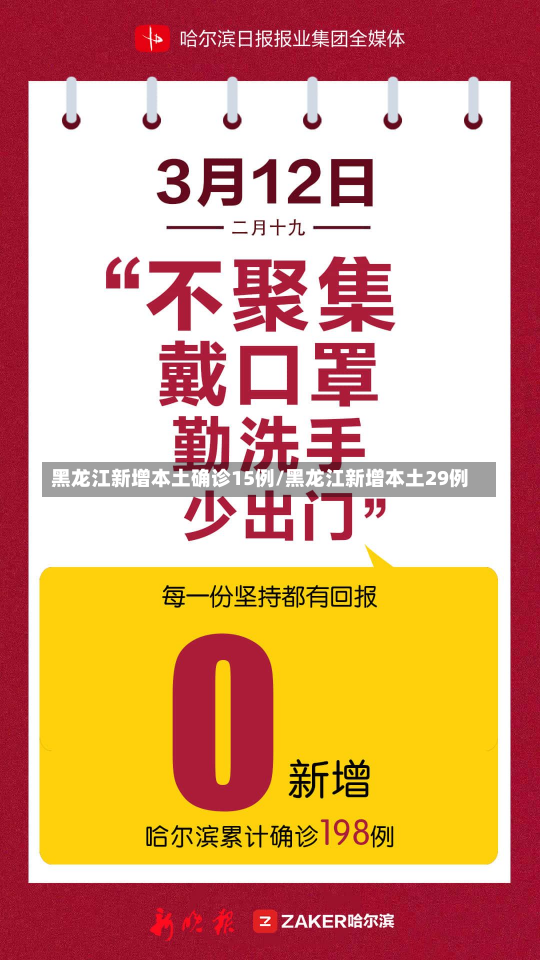 黑龙江新增本土确诊15例/黑龙江新增本土29例