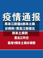 黑龙江新增5例本土确诊病例/黑龙江新增五例本土病例