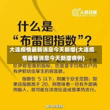 大连疫情最新消息今天新增(大连疫情最新消息今天新增病例)