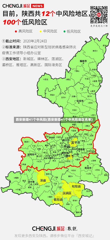 西安新增41个中风险(西安新增41个中风险地区名单)