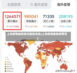 上海疫情最新情况最新消息(上海疫情最新疫情况)