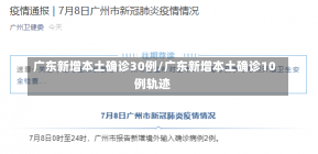 广东新增本土确诊30例/广东新增本土确诊10例轨迹