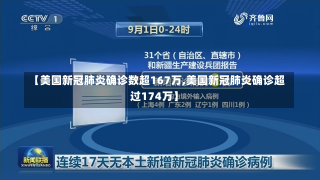 【美国新冠肺炎确诊数超167万,美国新冠肺炎确诊超过174万】