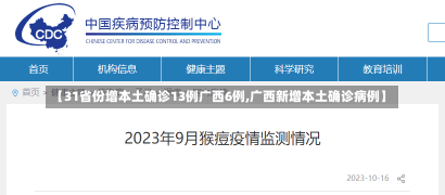 【31省份增本土确诊13例广西6例,广西新增本土确诊病例】