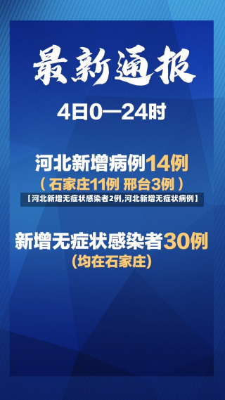 【河北新增无症状感染者2例,河北新增无症状病例】