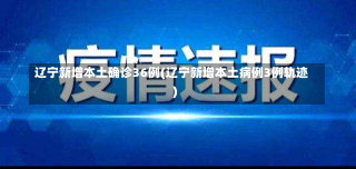 辽宁新增本土确诊36例(辽宁新增本土病例3例轨迹)