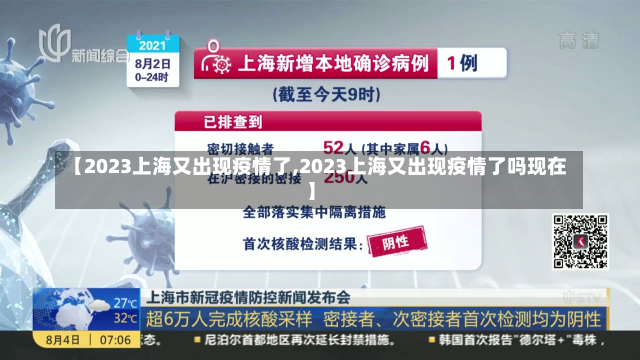 【2023上海又出现疫情了,2023上海又出现疫情了吗现在】