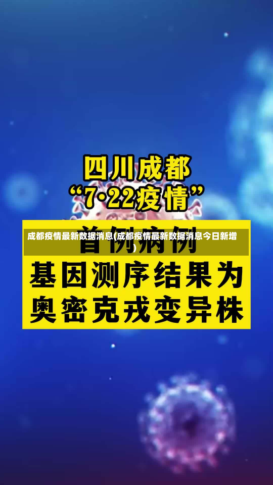 成都疫情最新数据消息(成都疫情最新数据消息今日新增)