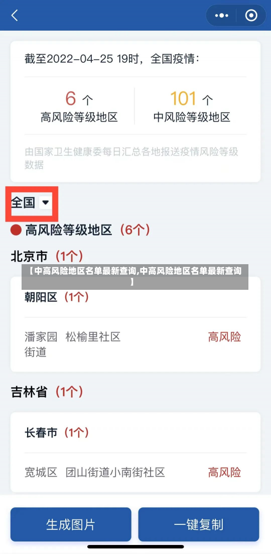 【中高风险地区名单最新查询,中高风险地区名单最新查询】